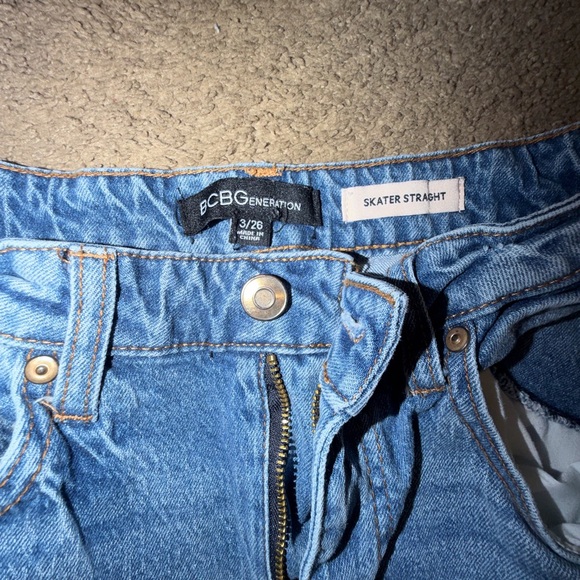 BCBGeneration Blue Straight Leg Jeans - Picture 2 of 4